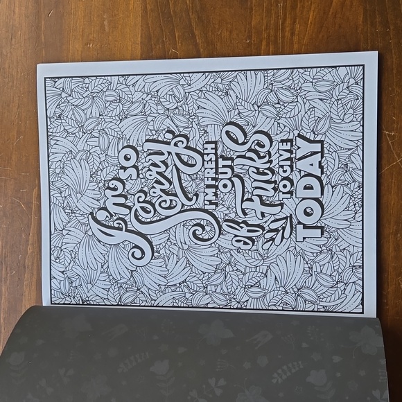 Eat A Bag of D*cks Adult Coloring Book Swear Words Adult Humor - Picture 2 of 12